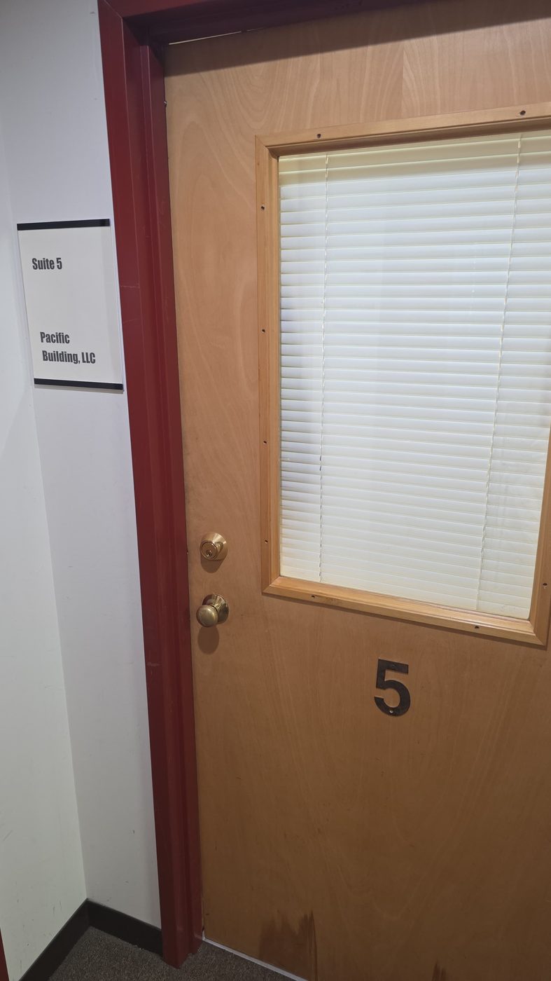 Pacific Building LLC — Suite 5 entrance